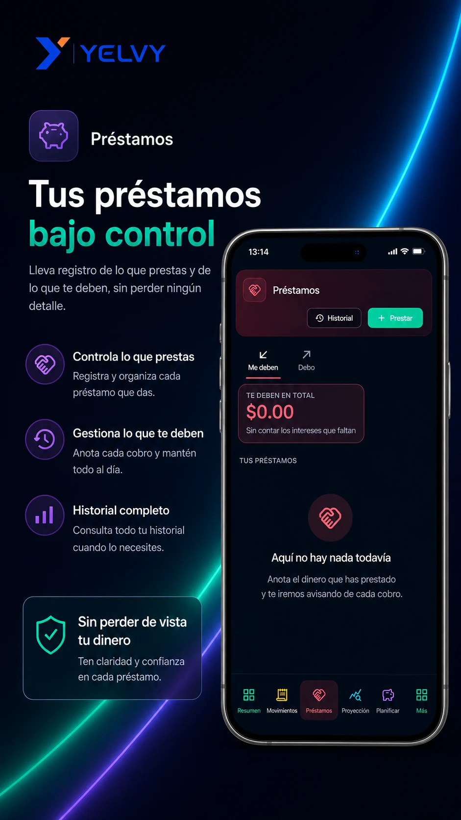 Yelvy Finanzas - Préstamos